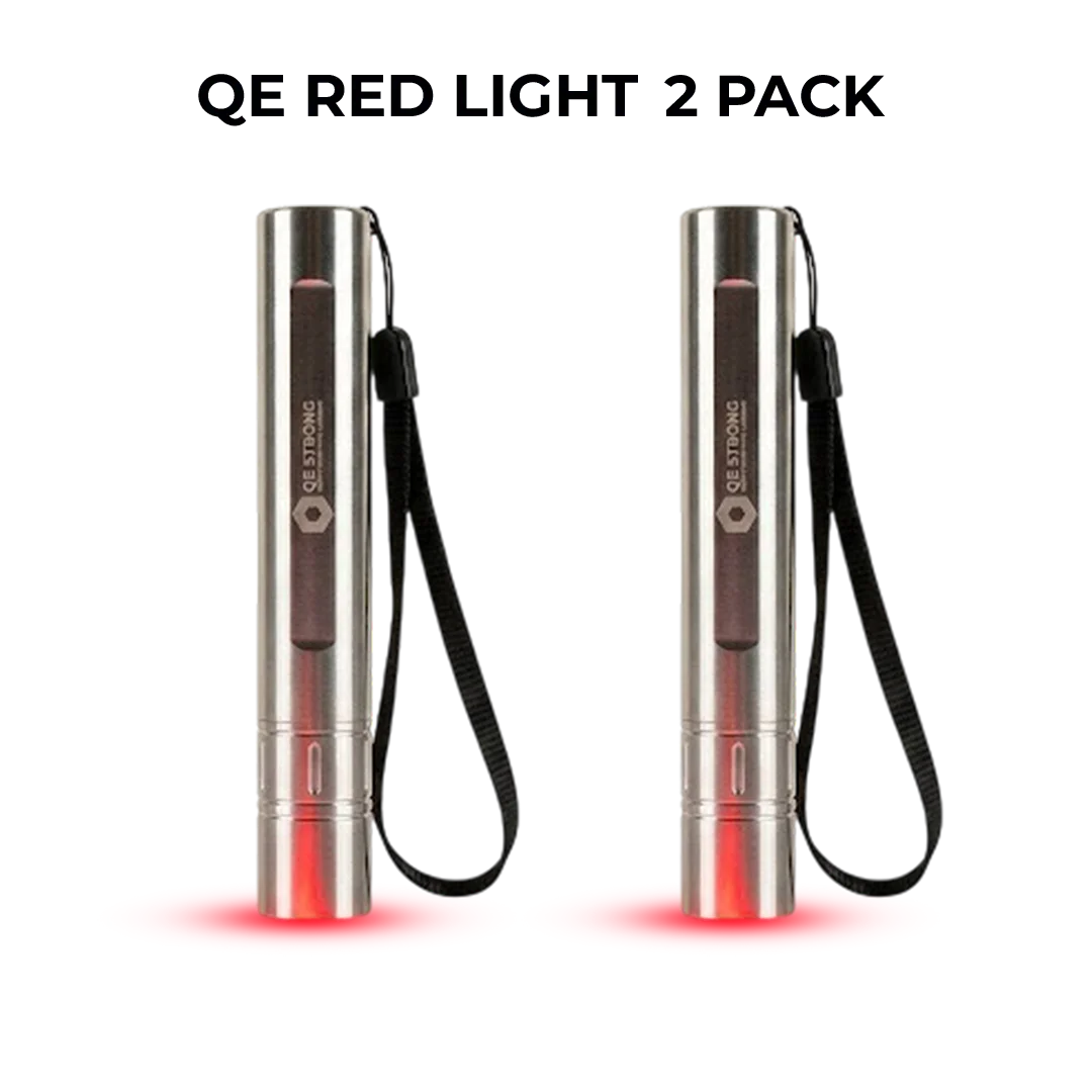 QE Red Light 2 Pack – Exodus Strong Portable Infrared Therapy Wands for Targeted Healing