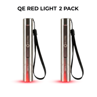 QE Red Light 2 Pack – Exodus Strong Portable Infrared Therapy Wands for Targeted Healing