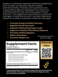 Thumbnail for Exodus Supplement 1 Bottle (60 Capsules Per Bottle)