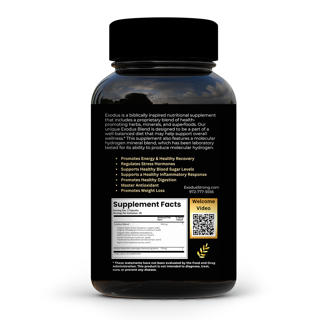 Exodus Supplement 1 Bottle (60 Capsules Per Bottle)