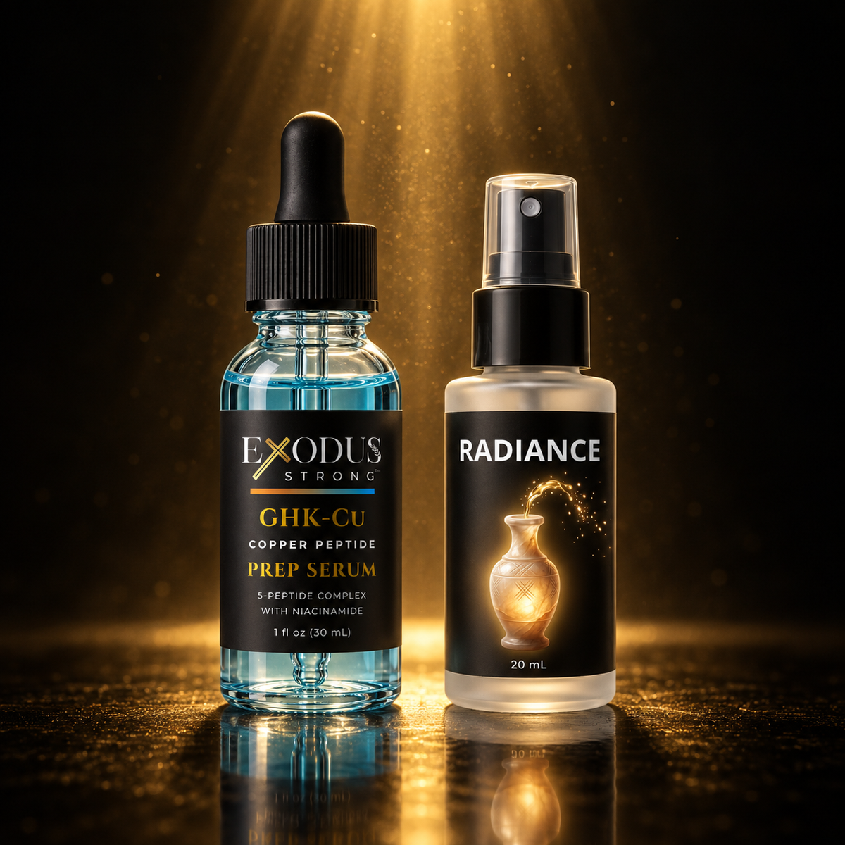 Exodus Radiance Duo: Prep Serum and Radiance Mist 20 mL