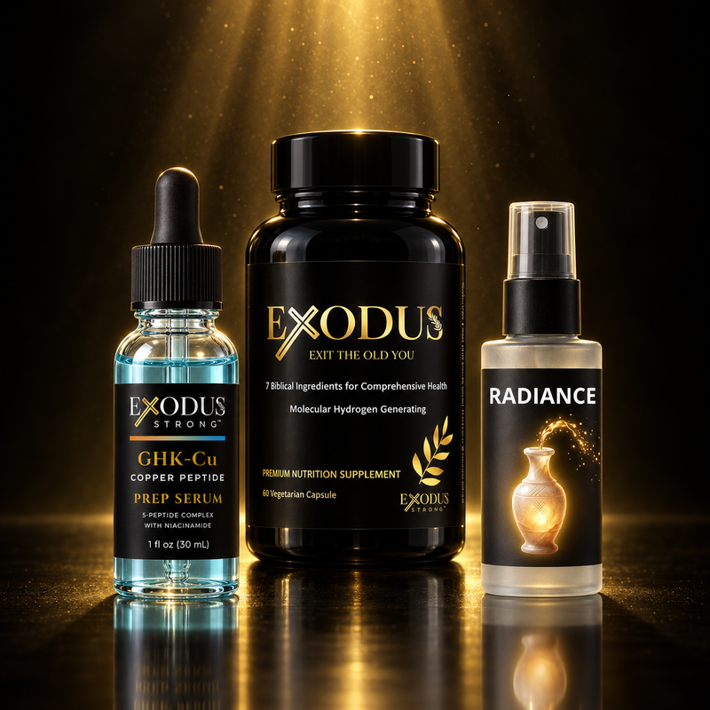 Total Body Reset Companion: Exodus Supplement, Prep Serum, Radiance Mist