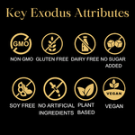 Exodus Strong product benefit graphic – visual breakdown of biblical supplement health advantages